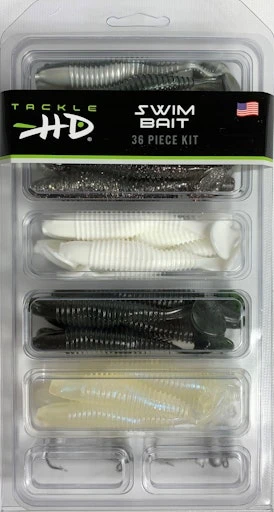 Tackle HD Swim Bait 36-Piece Kit 3 Tackle HD Swim Bait 36-Piece Kit
