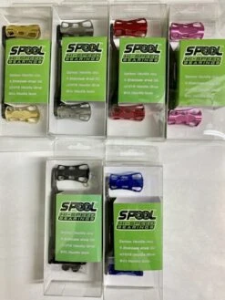 Handles-Spool Speed Polished, Drilled Billet 95mm CF Handle