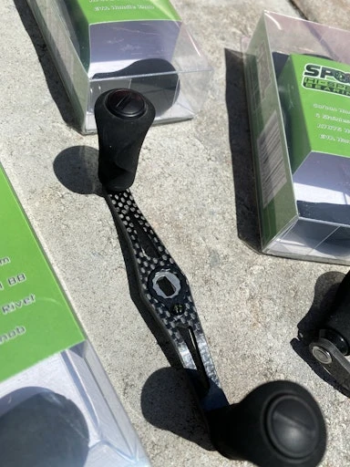 Handle, 110 Mm Spool Speed Solid Carbon Handle **NEW 4 Handle, 110 Mm Spool Speed Solid Carbon Handle **NEW - Image 2