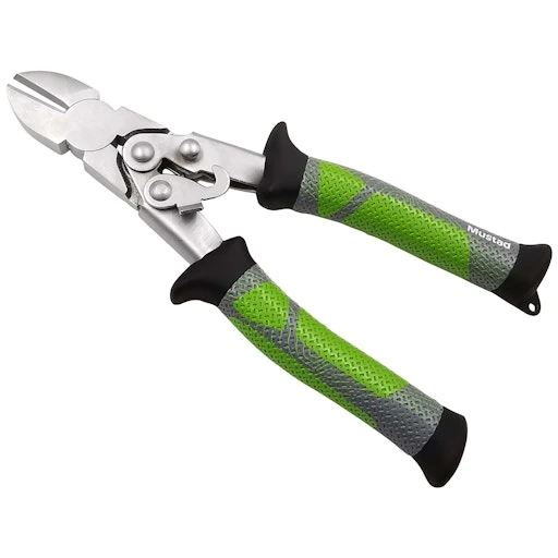 Mustad Double Leverage Side Cutters - Green 4 Mustad Double Leverage Side Cutters - Green - Image 2